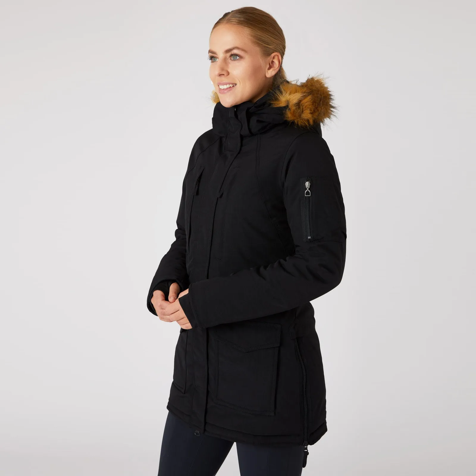 Equinavia Horze Womens Brooke Long Parka Jacket 33353