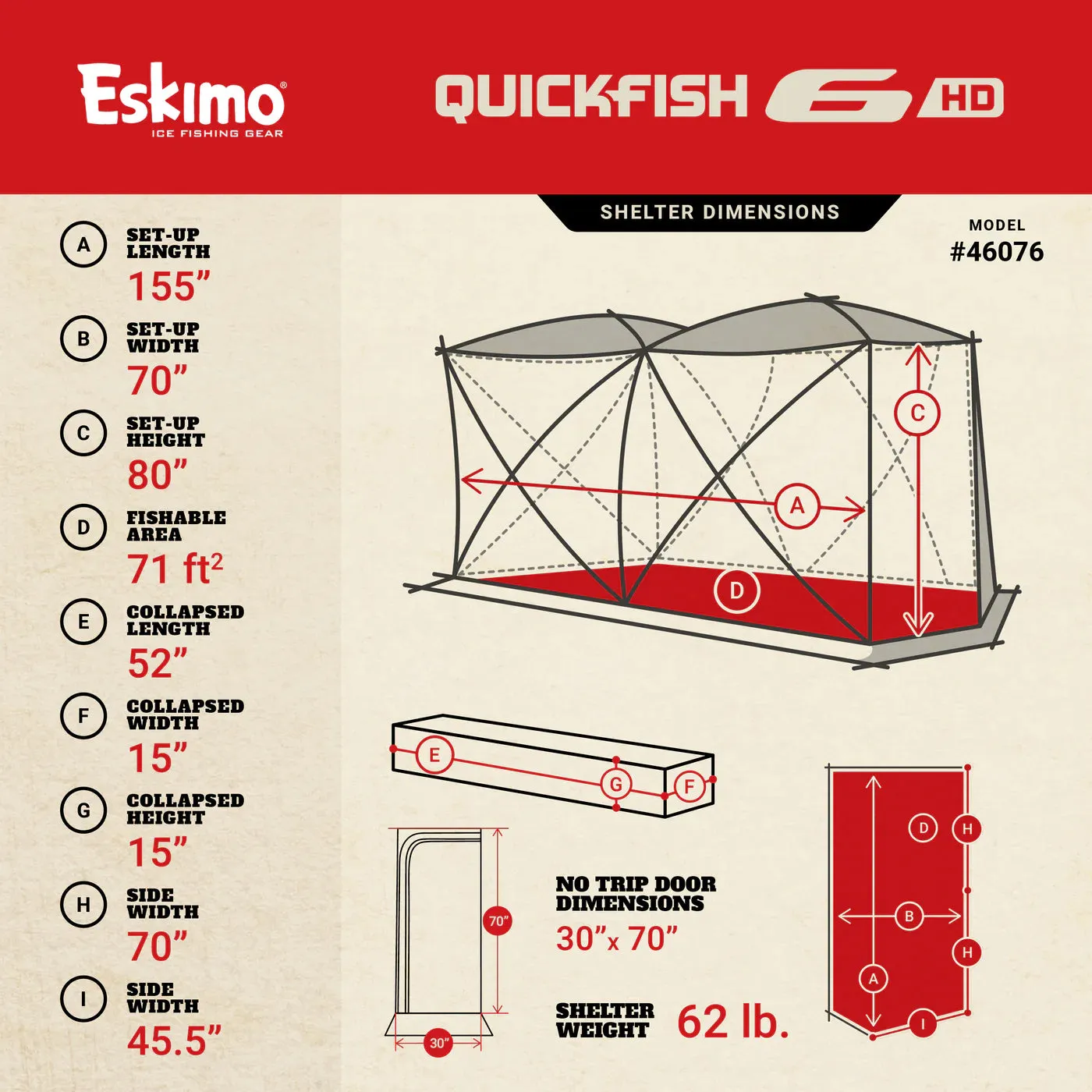 Eskimo Quickfish 6HD - Insulated