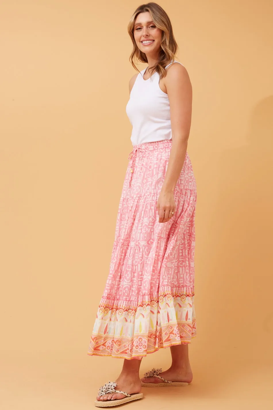 FLEURY BOHO MAXI SKIRT