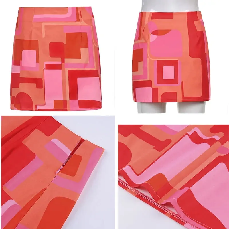 Gloria Printed Vintage Skirts