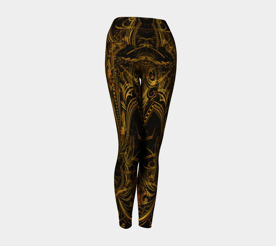 Golden Portal High Waist Leggings