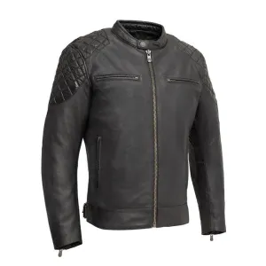 Grand Prix - Men's Leather Motorcycle Jacket