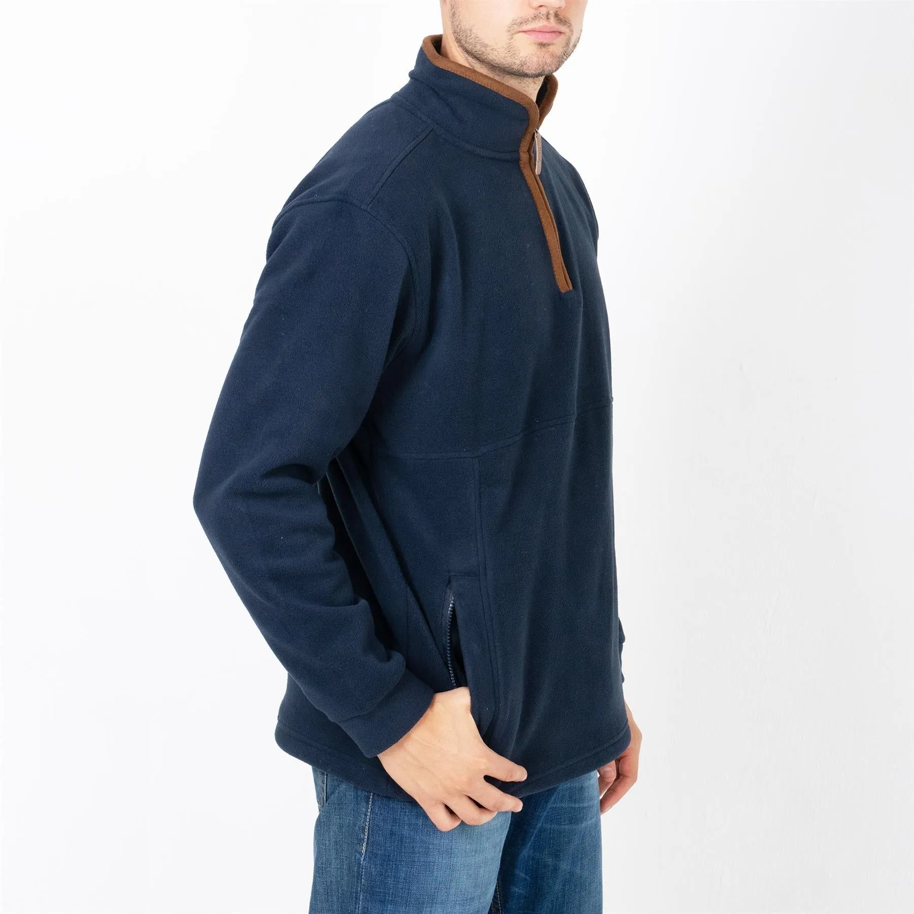 Hazy Blue HAMILTON Mens Fleece Jacket