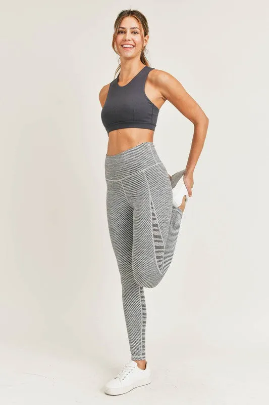 Highwaist Infinity Mesh Combo Leggings