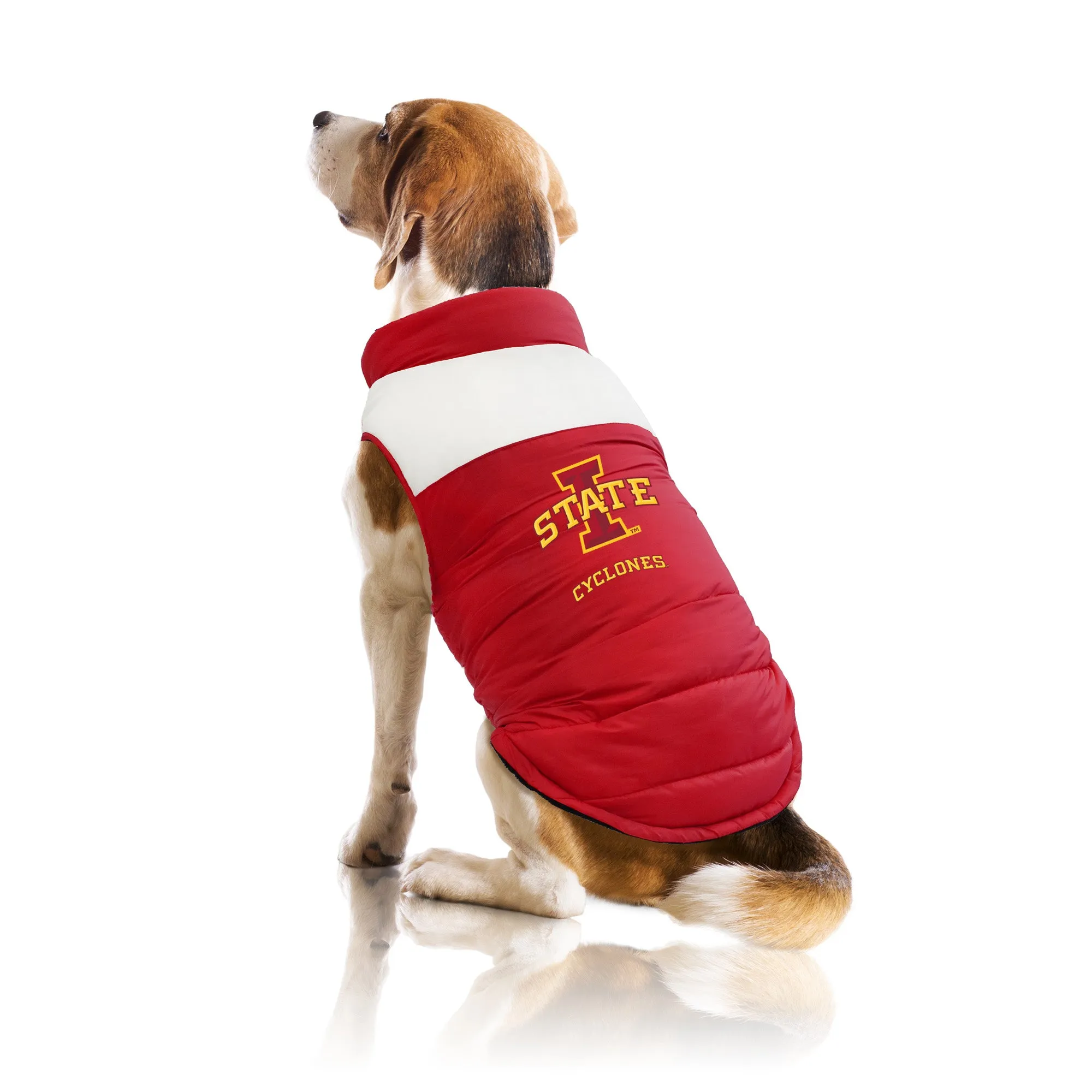 Iowa State University Pet Parka Puff Vest