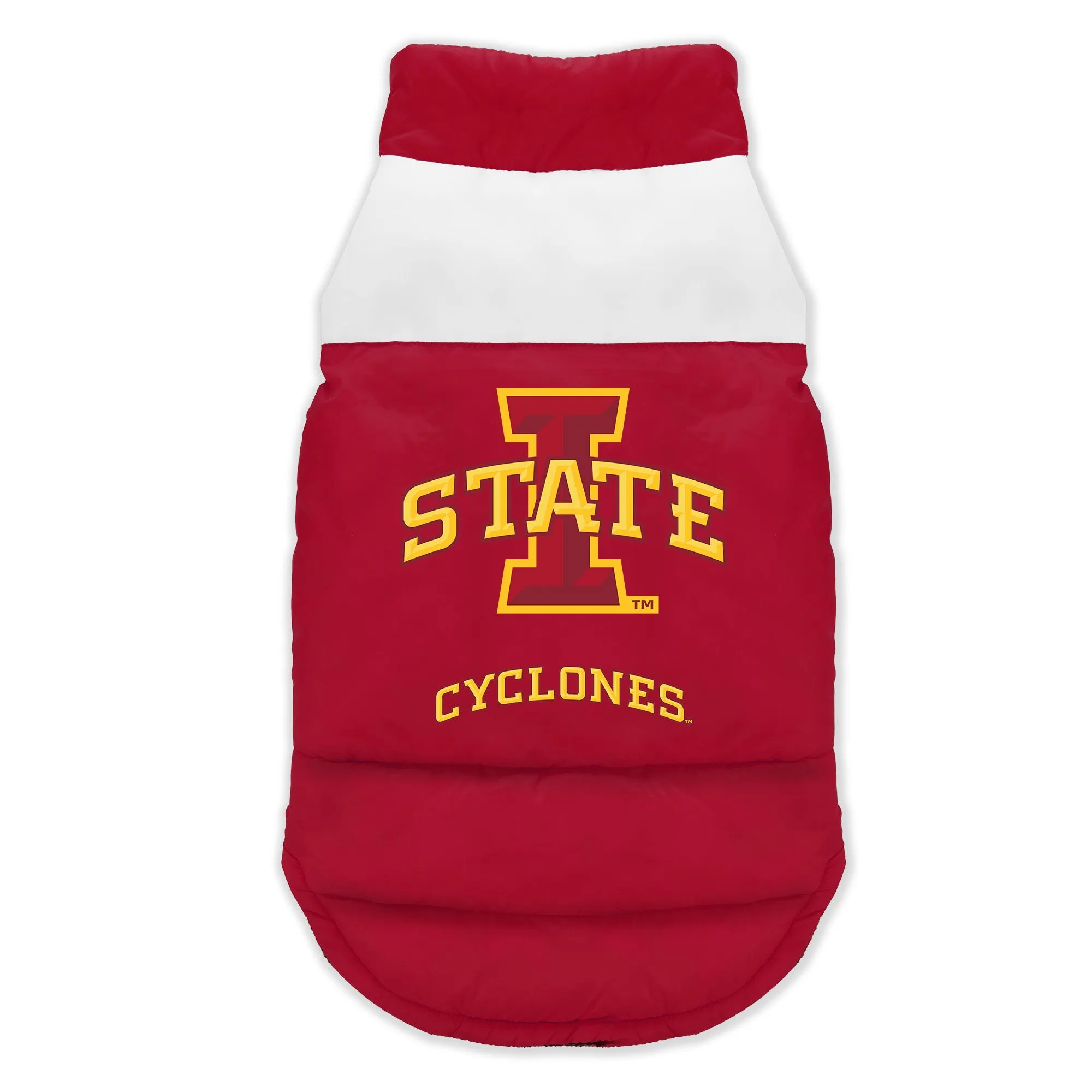 Iowa State University Pet Parka Puff Vest