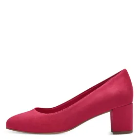 Jana Fuchsia Wide Fit Block Heel Shoes