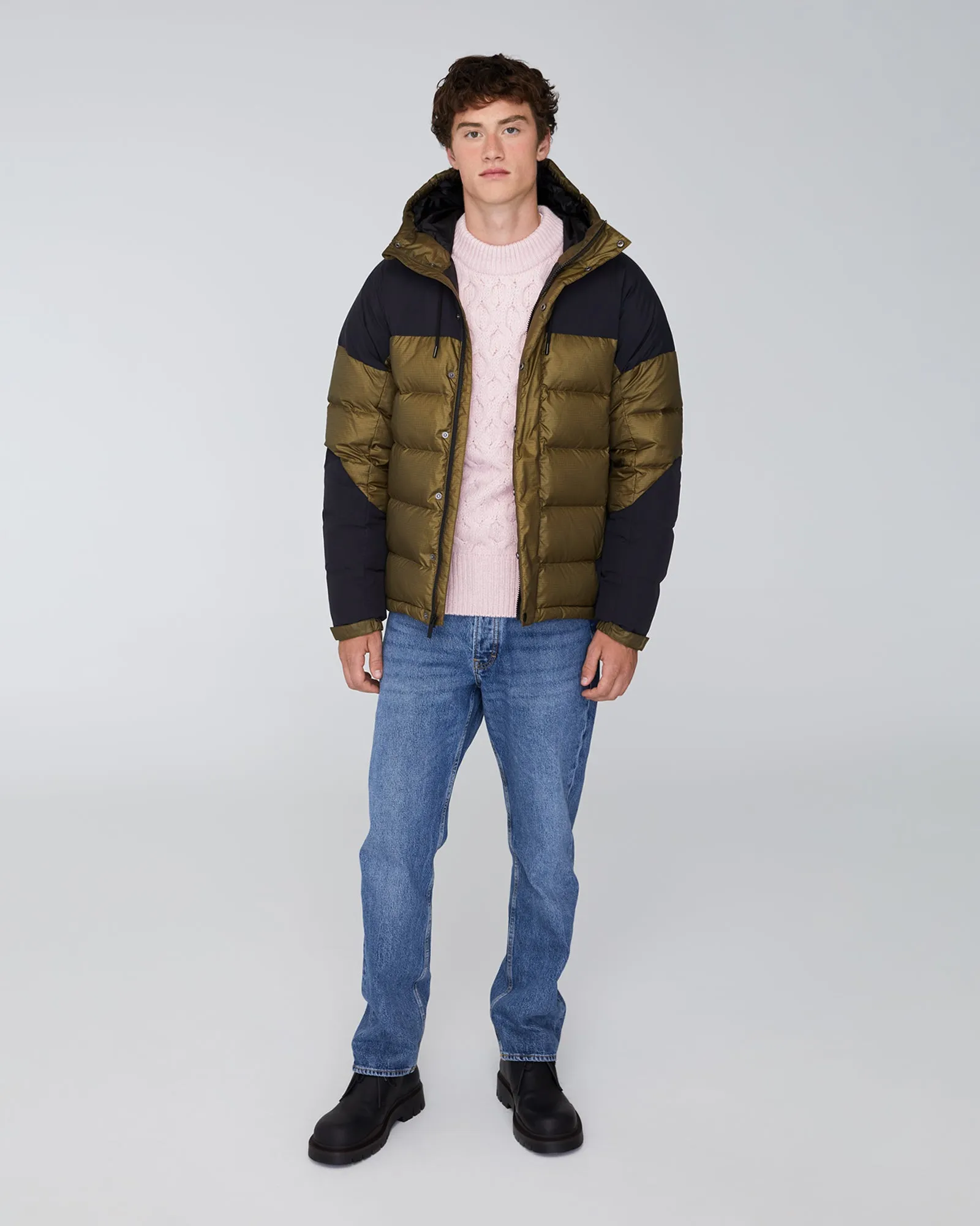 JEFFREY | Hooded Down Puffer Jacket