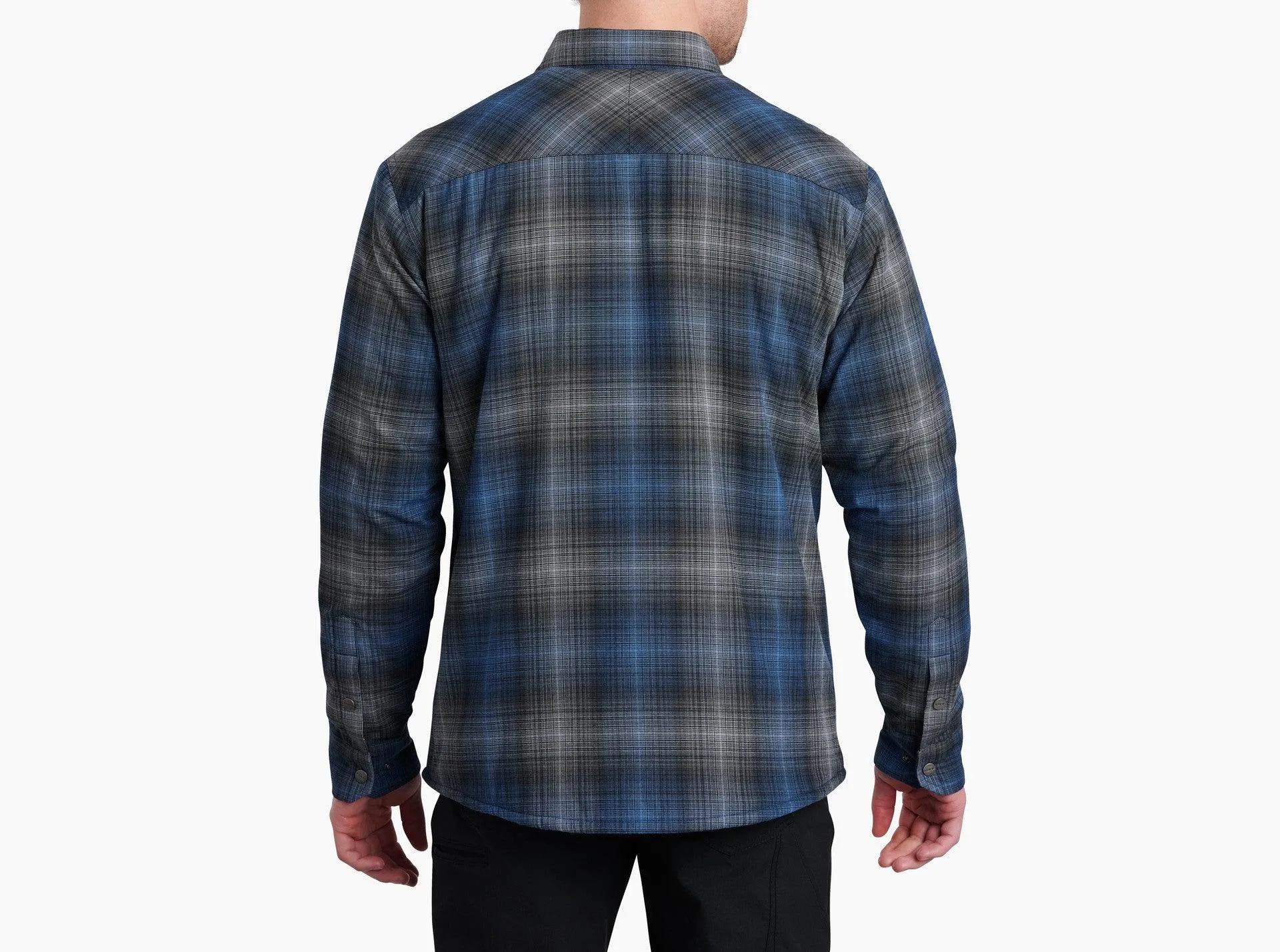 Joyrydr Long Sleeve Flannel Shirt - Blue Storm