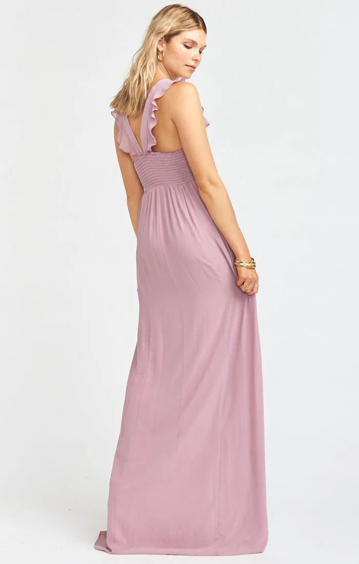 June Maxi Dress ~ Antique Rose Chiffon