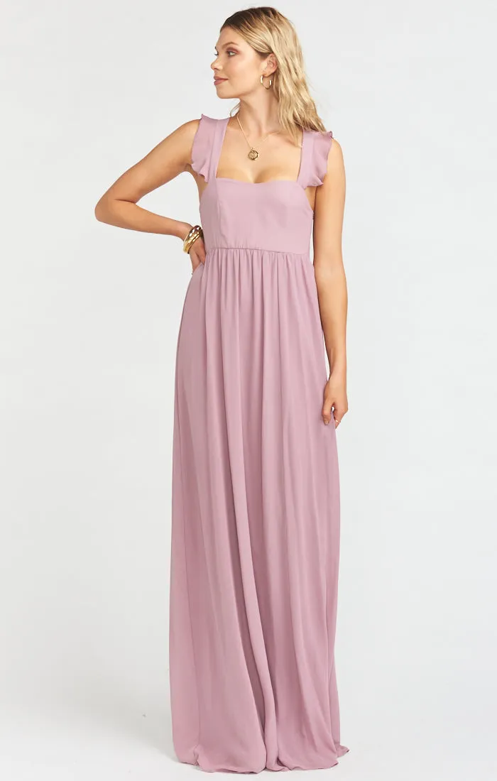 June Maxi Dress ~ Antique Rose Chiffon