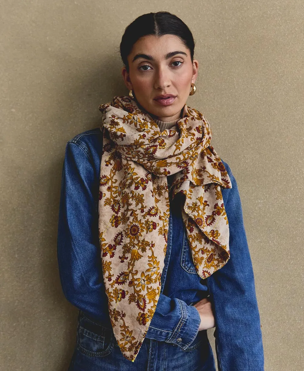 Kantha Long Scarf - No. 240525