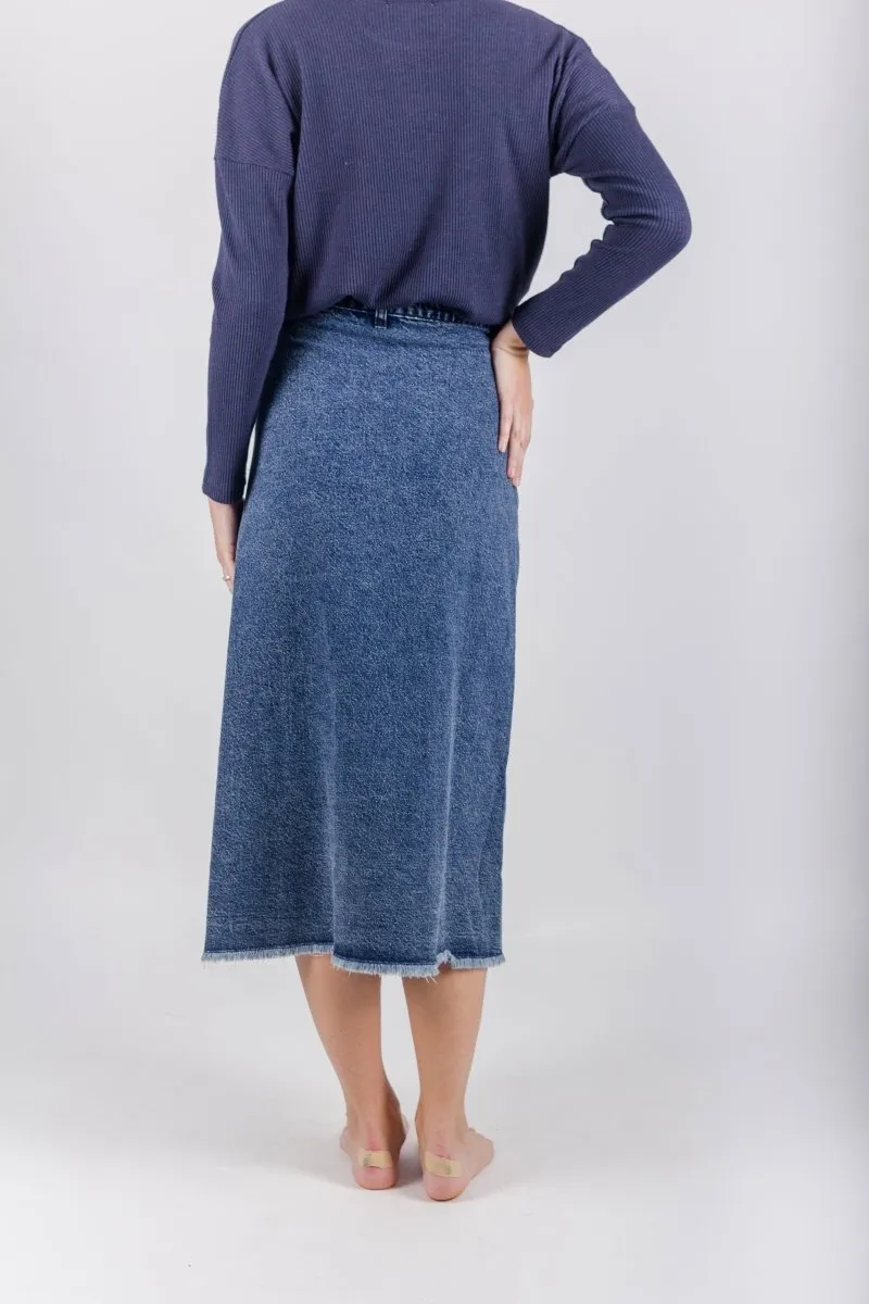 KIMBERLY SKIRT (BLUE/BLACK)