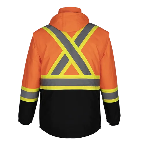 L01275 - Kenworth - 5in1 Hi-Vis Parka w/ Detachable Hood