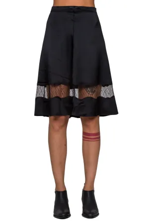 Lace Panel Skirt