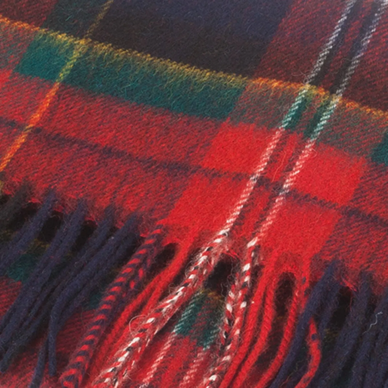 Lambswool Scottish Tartan Clan Scarf  Macpherson Clan