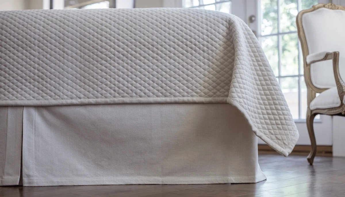 Laurie Quilted Ivory Basketweave by Lili Alessandra