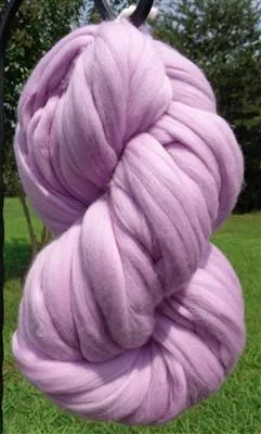 Lavender Wool Top Roving