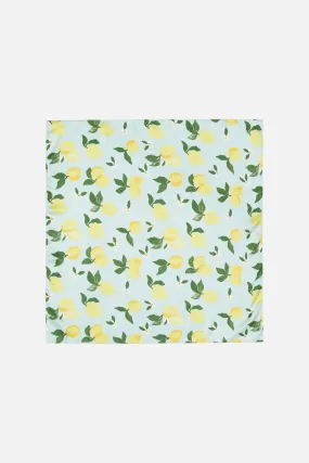 Lemons Satin Scarf