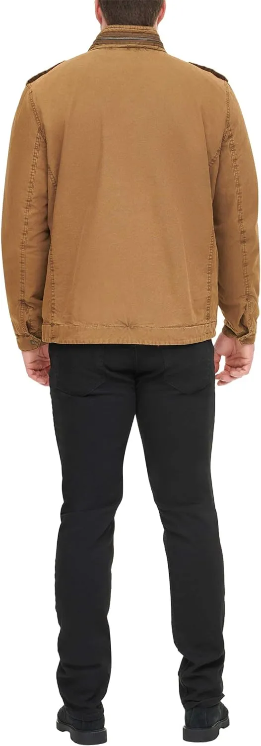 Levi's Men's Washed Cotton Military Jacket