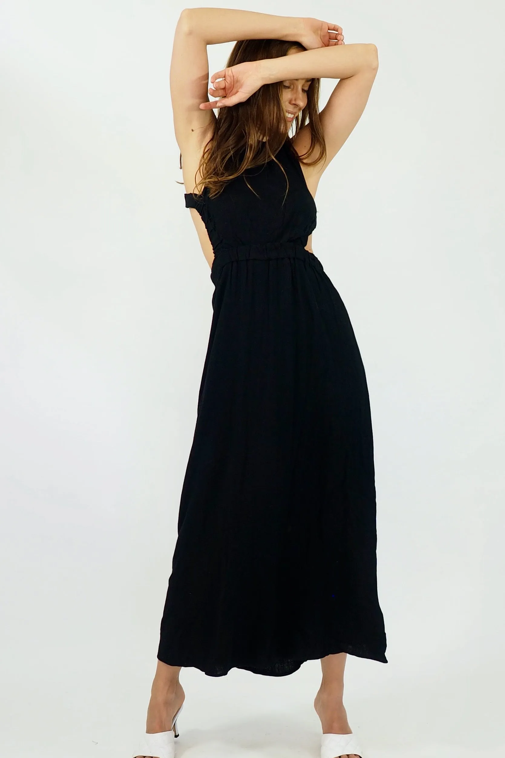 Lili Maxi Backless - Black