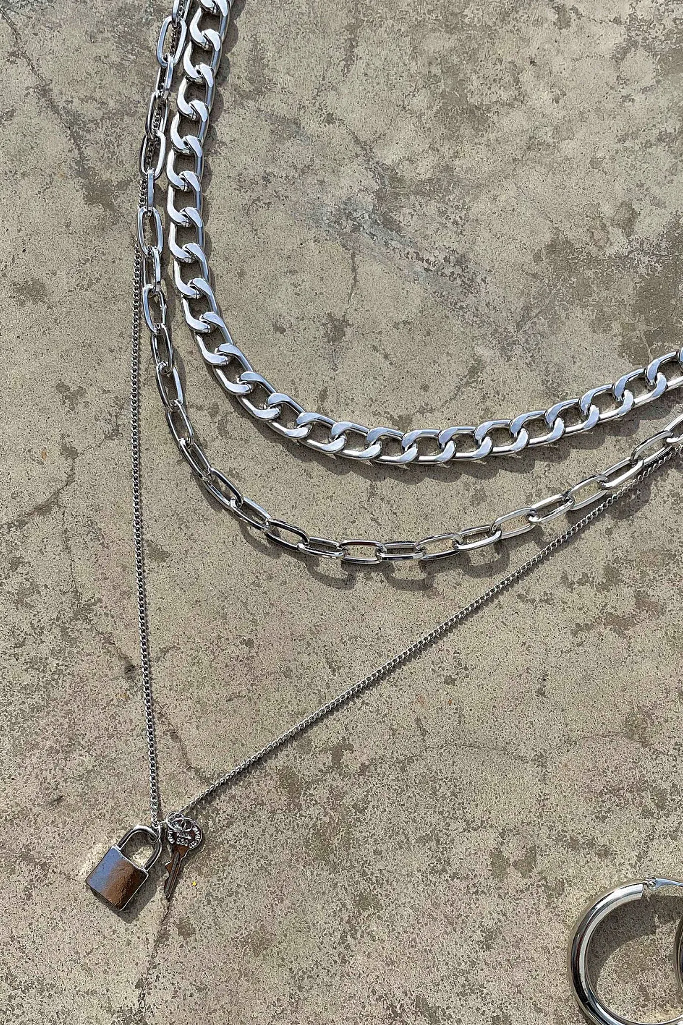 Lockie Necklace - Silver