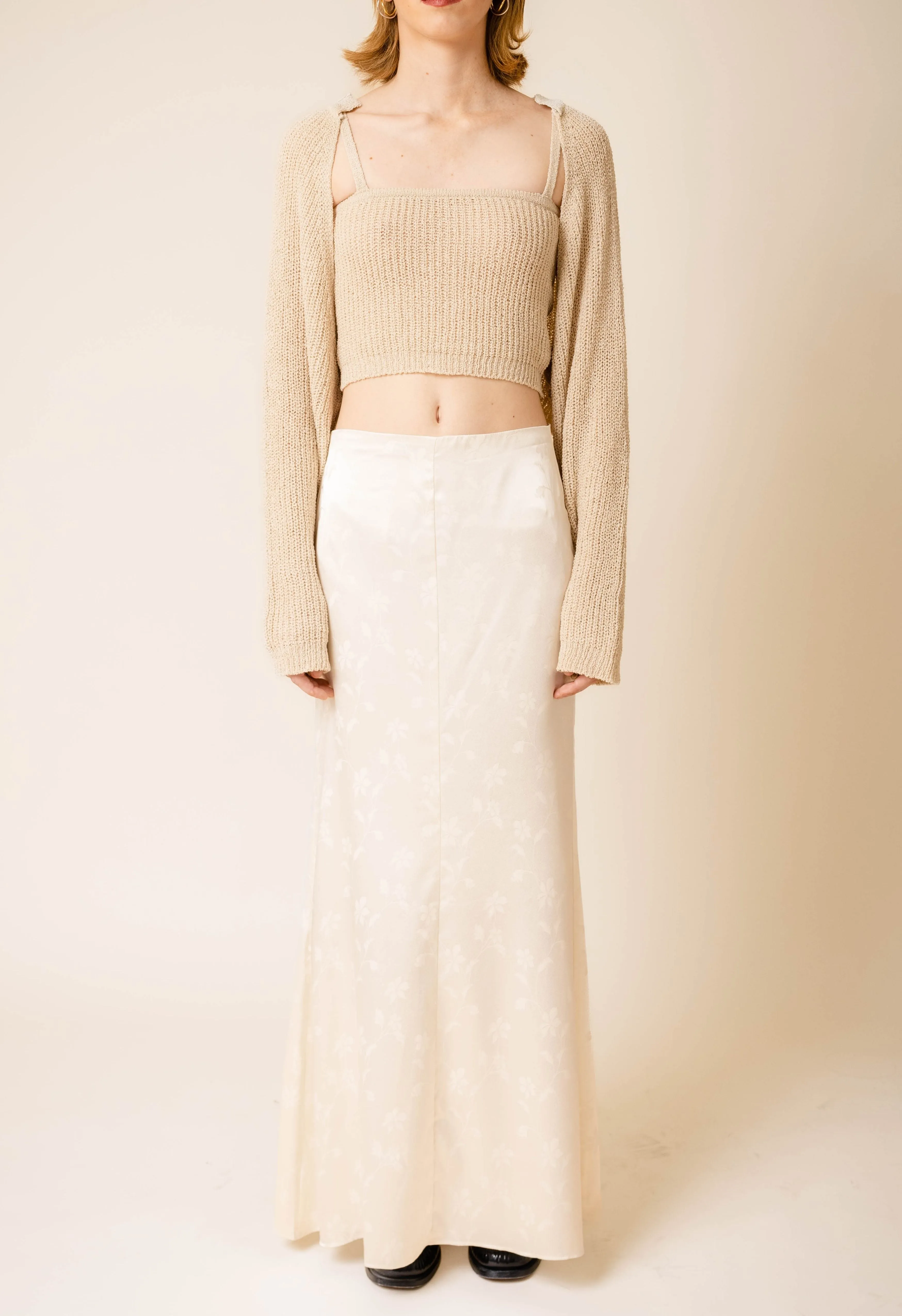 Mazzy Maxi Skirt In White