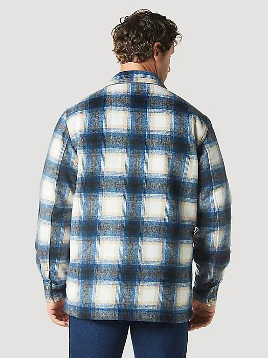 Men's Wrangler Flannel Shirt Jacket