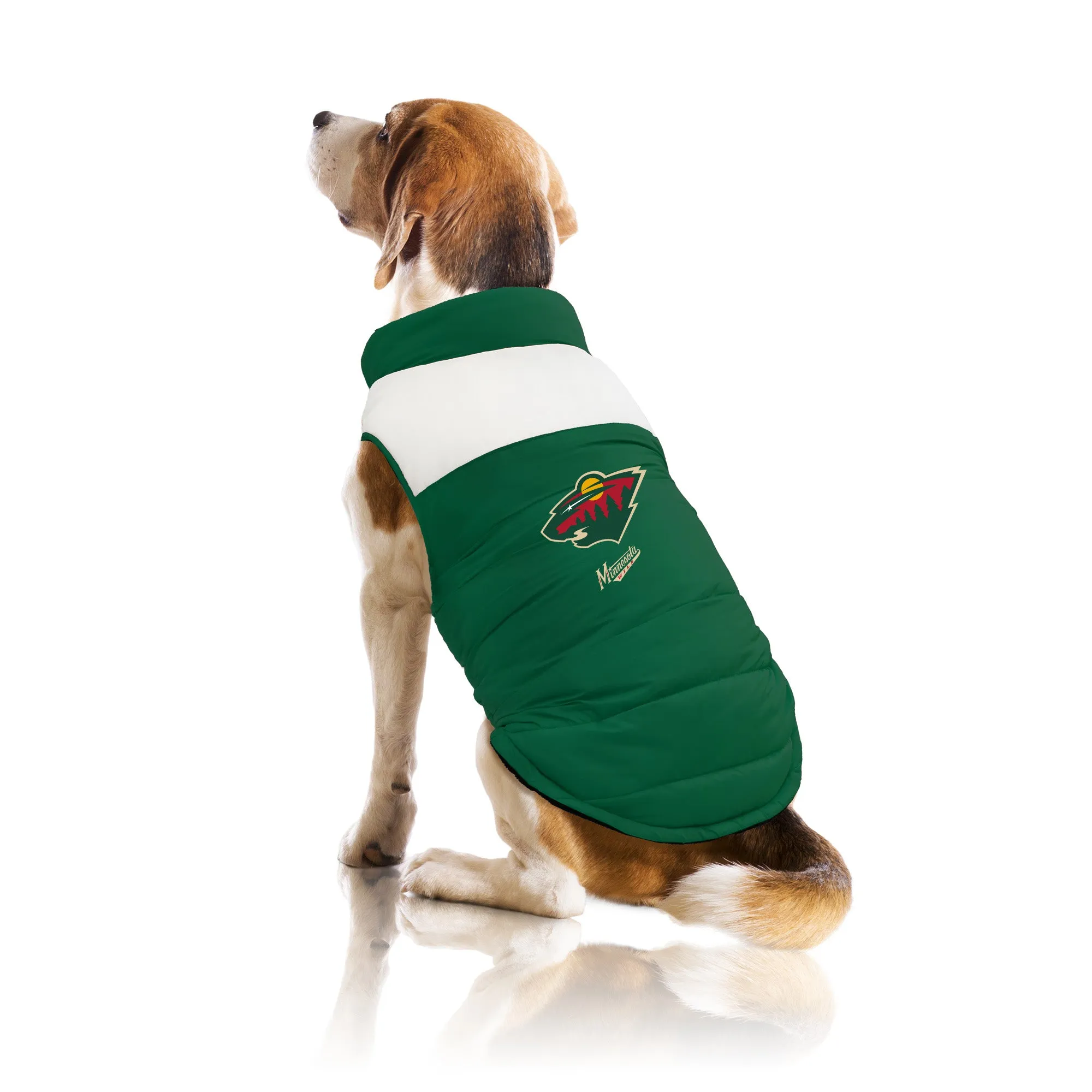 Minnesota Wild Pet Parka Puff Vest