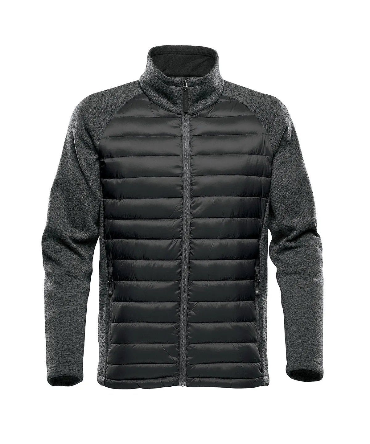 Narvik hybrid jacket | Black/Dolphin Heather