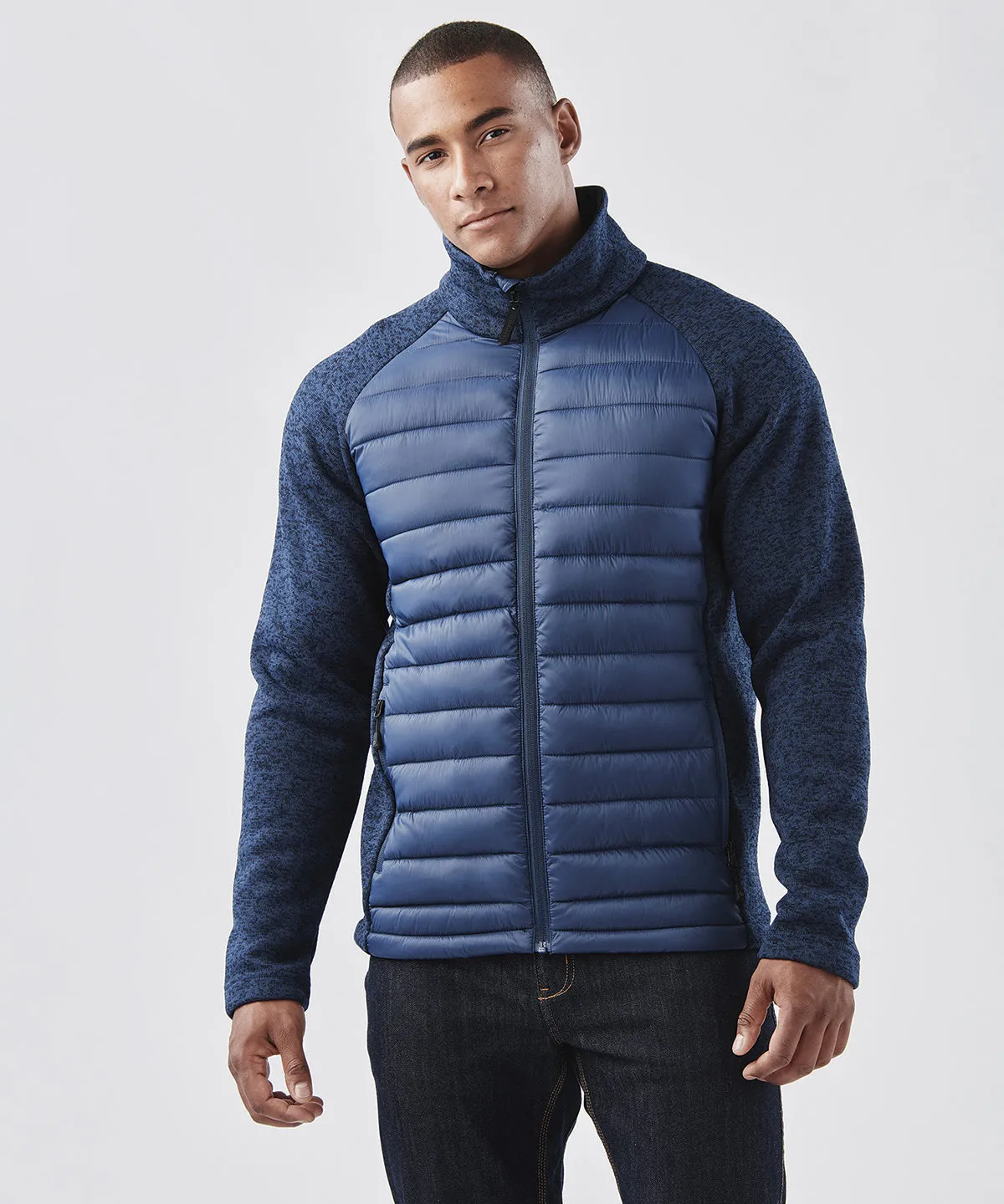 Narvik hybrid jacket | Indigo/Indigo Heather