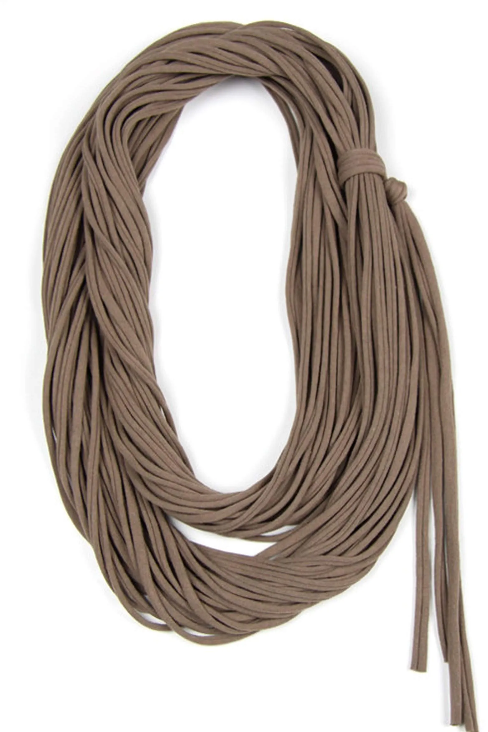 Necklush Infinity Scarf / Taupe Brown / Unisex