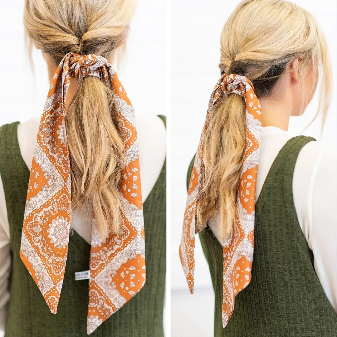 Never Looked Better Camel Paisley Scarf