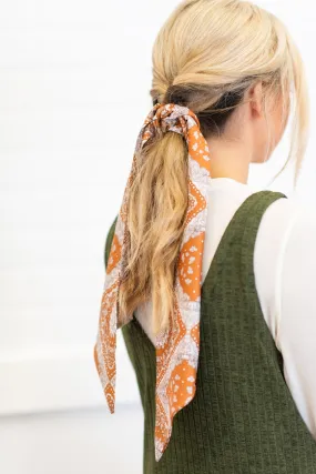 Never Looked Better Camel Paisley Scarf