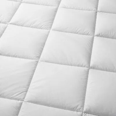 New - King Ultra Loft Down Alternative Mattress Pad - Casaluna