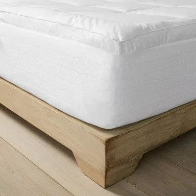 New - King Ultra Loft Down Alternative Mattress Pad - Casaluna