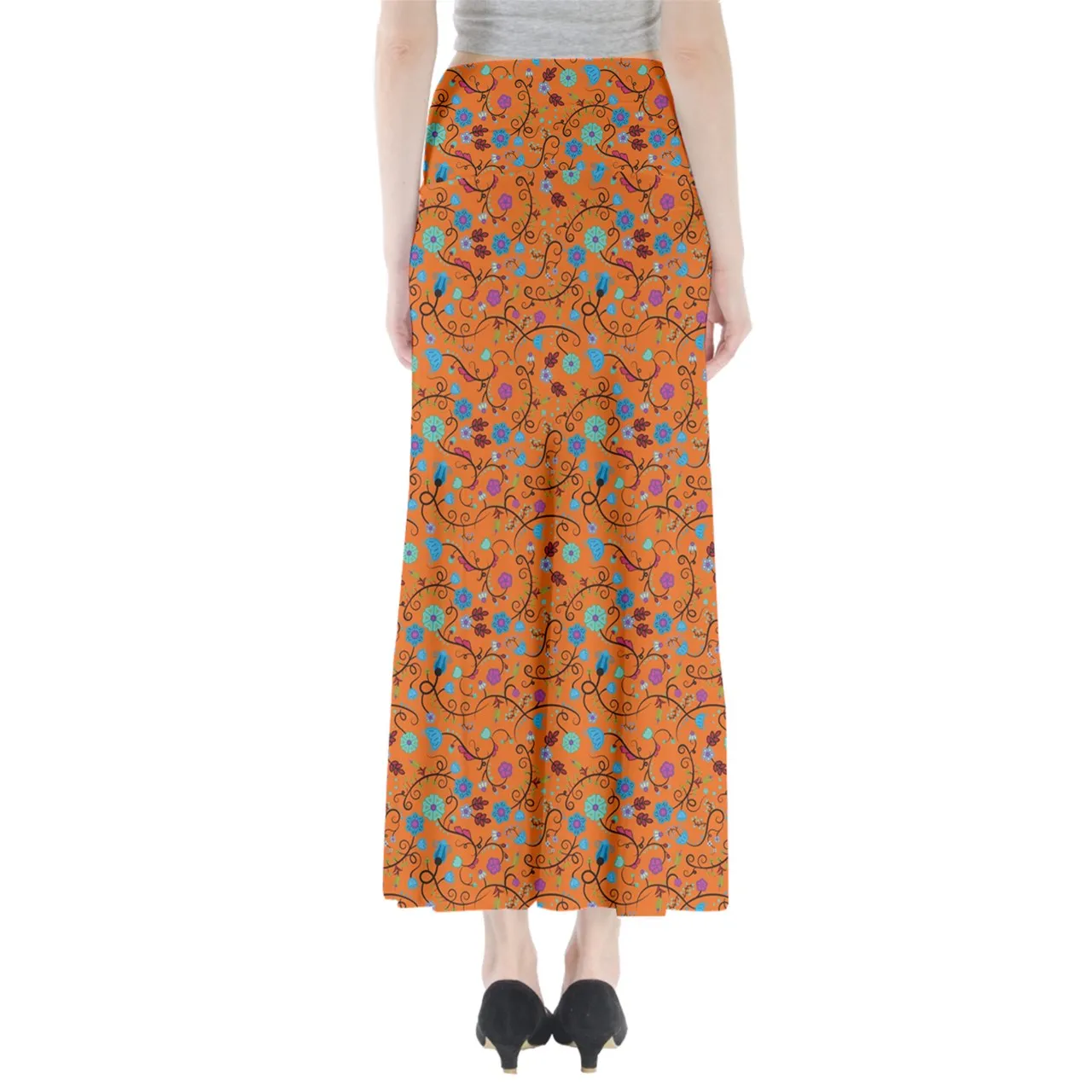 Nipin Blossom Carrot Full Length Maxi Skirt