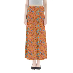 Nipin Blossom Carrot Full Length Maxi Skirt