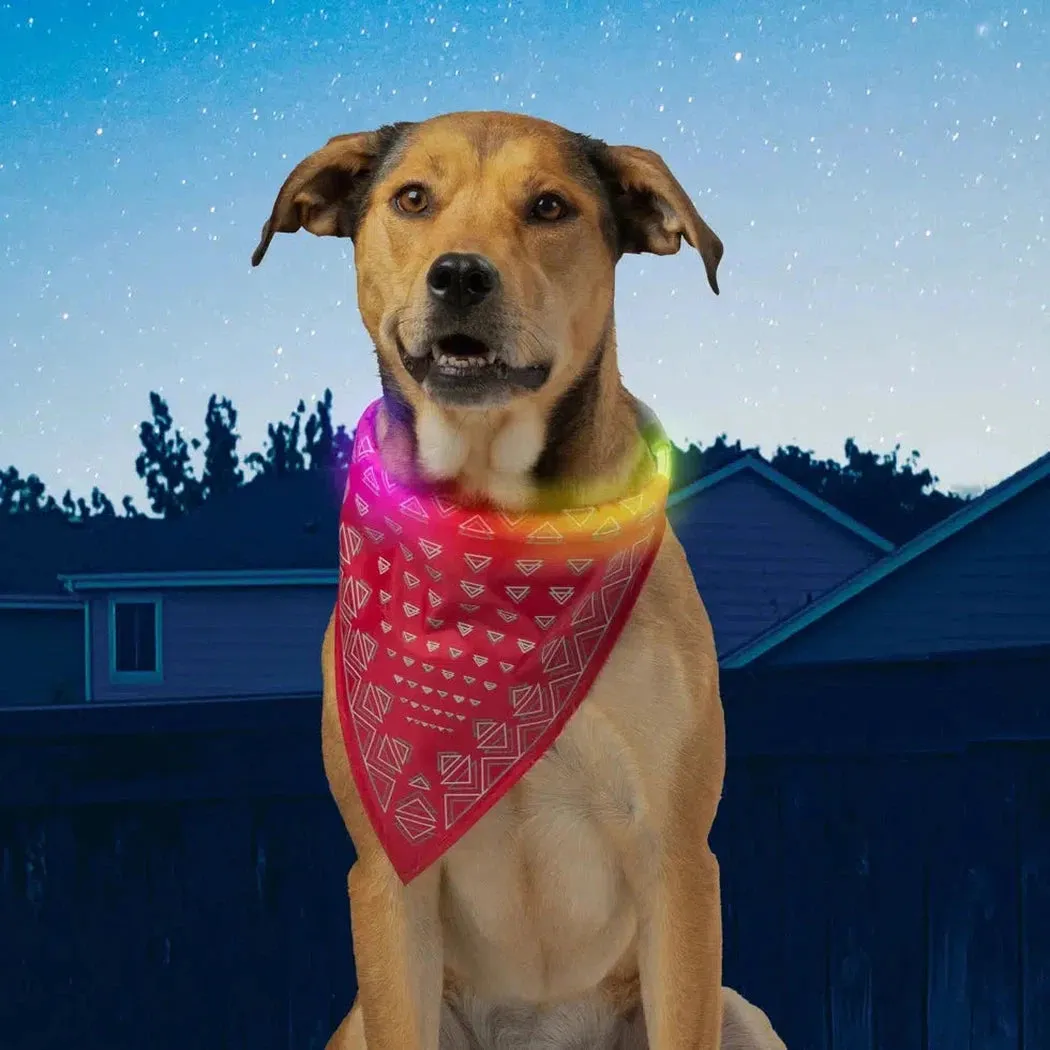 Nite Ize NiteHowl Bandana Rechargeable LED Safety Necklace - Disc-O Select