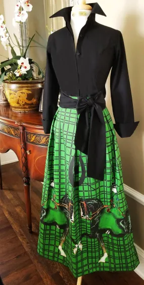 OAKES SKIRT IN EMERALD