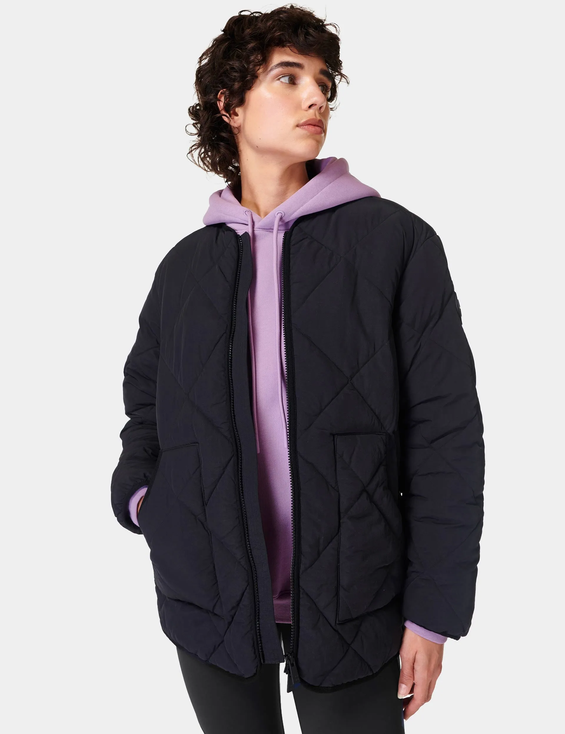 On The Move Quilted Jacket - Black