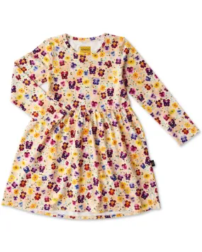 Pansy Organic Cotton Long Sleeve Everyday Dress