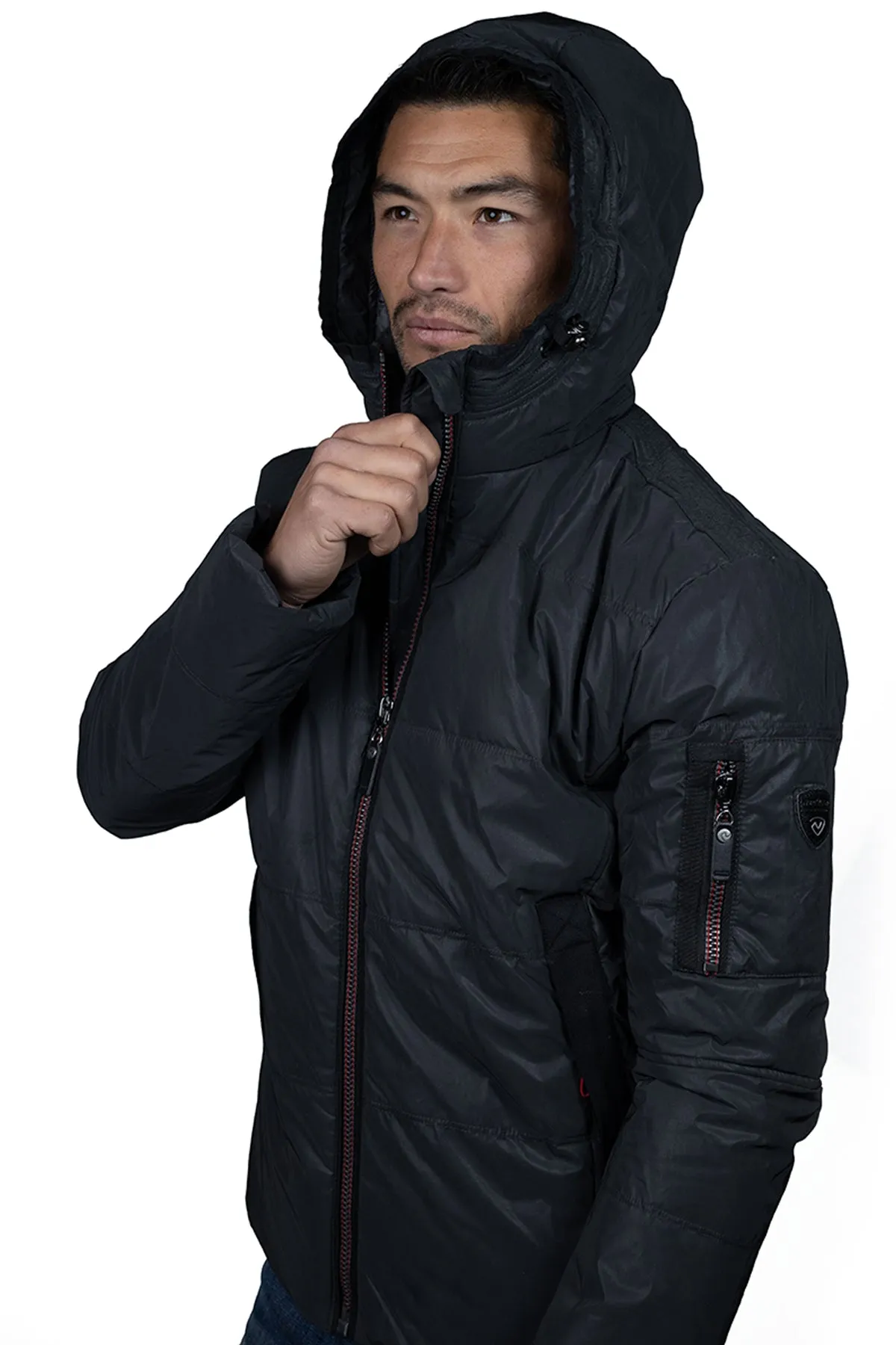 PARKA HOMBRE NORTHLAND LIORO SILVER BLACK REFLECTIVE 02-087051