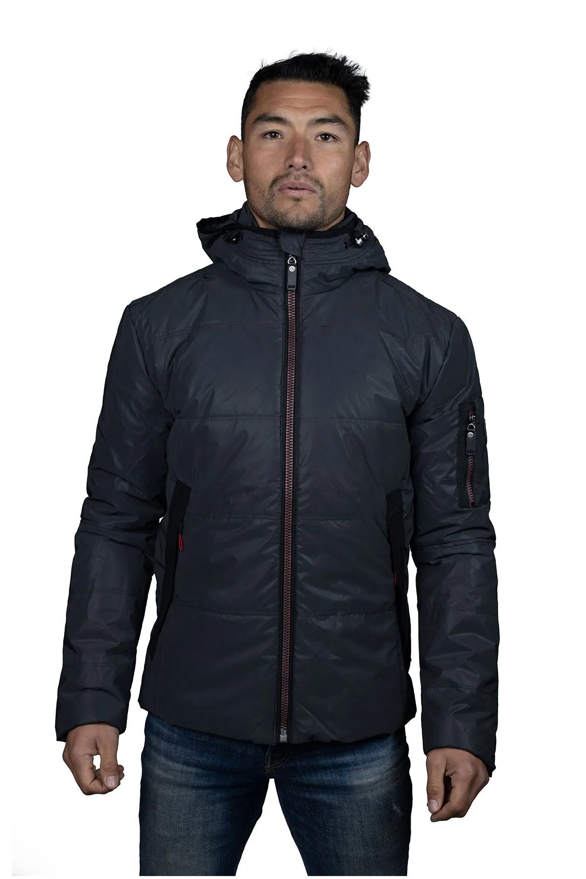 PARKA HOMBRE NORTHLAND LIORO SILVER BLACK REFLECTIVE 02-087051