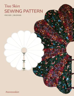 PDF Pattern - Scalloped Tree Skirt | Madswick