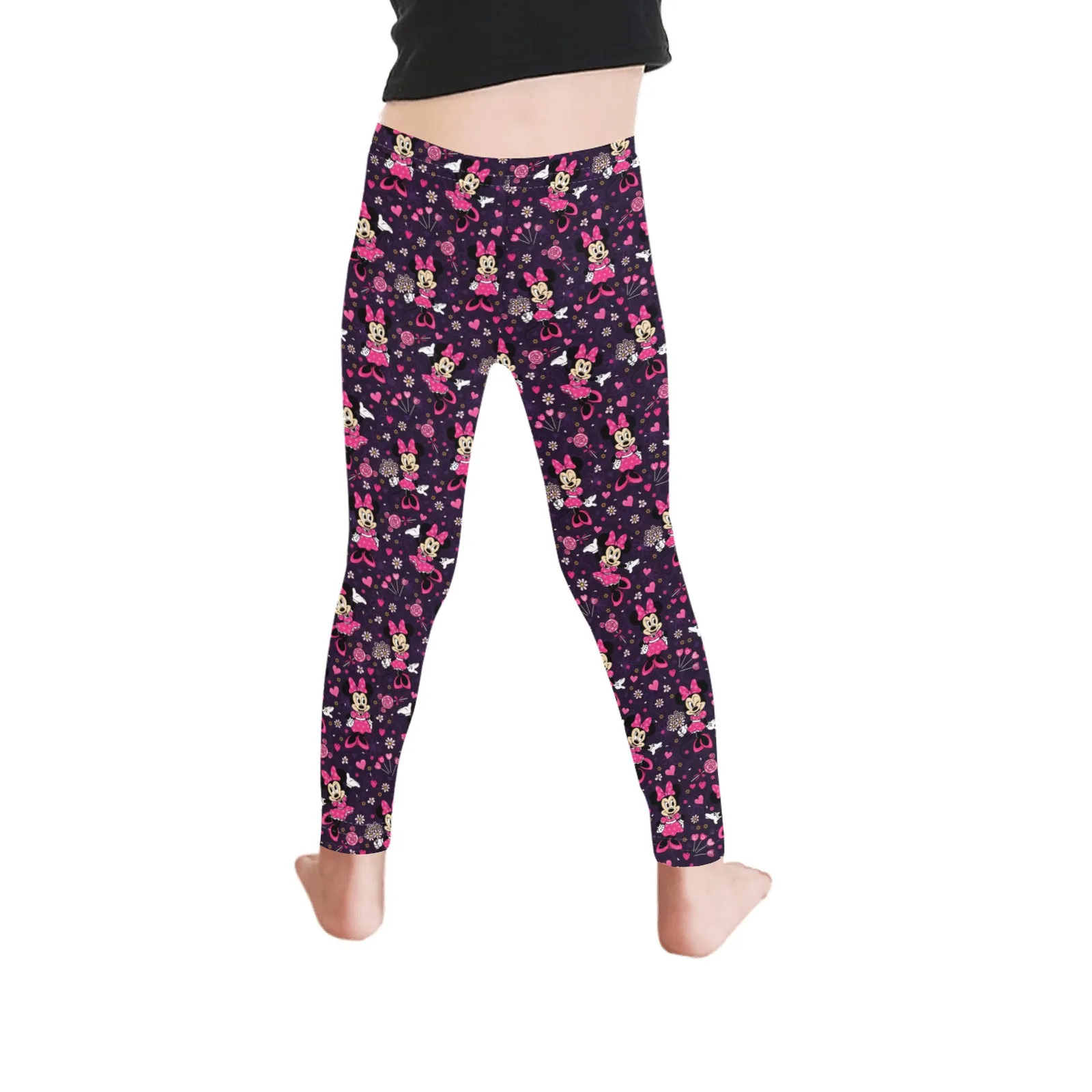 Pink Minnie Kid's Leggings