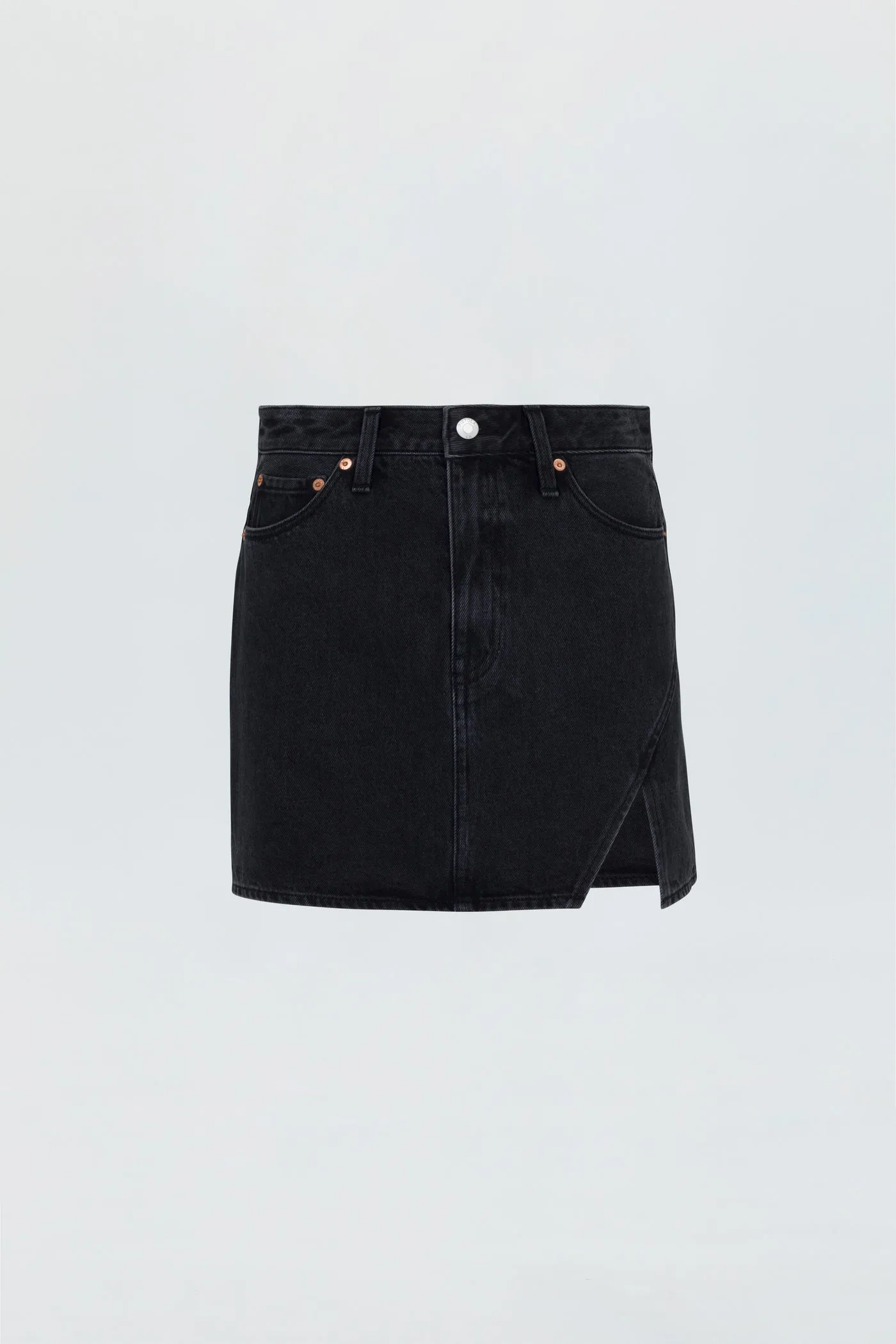 Pistola Rhea Mid Rise Mini Skirt in Voltaire