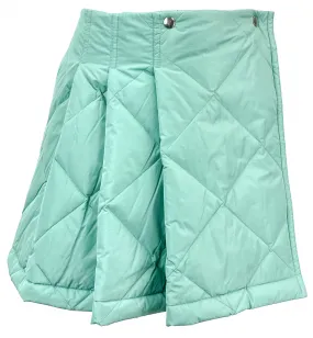 Plan C Quilted Mini Skirt in Clear Water