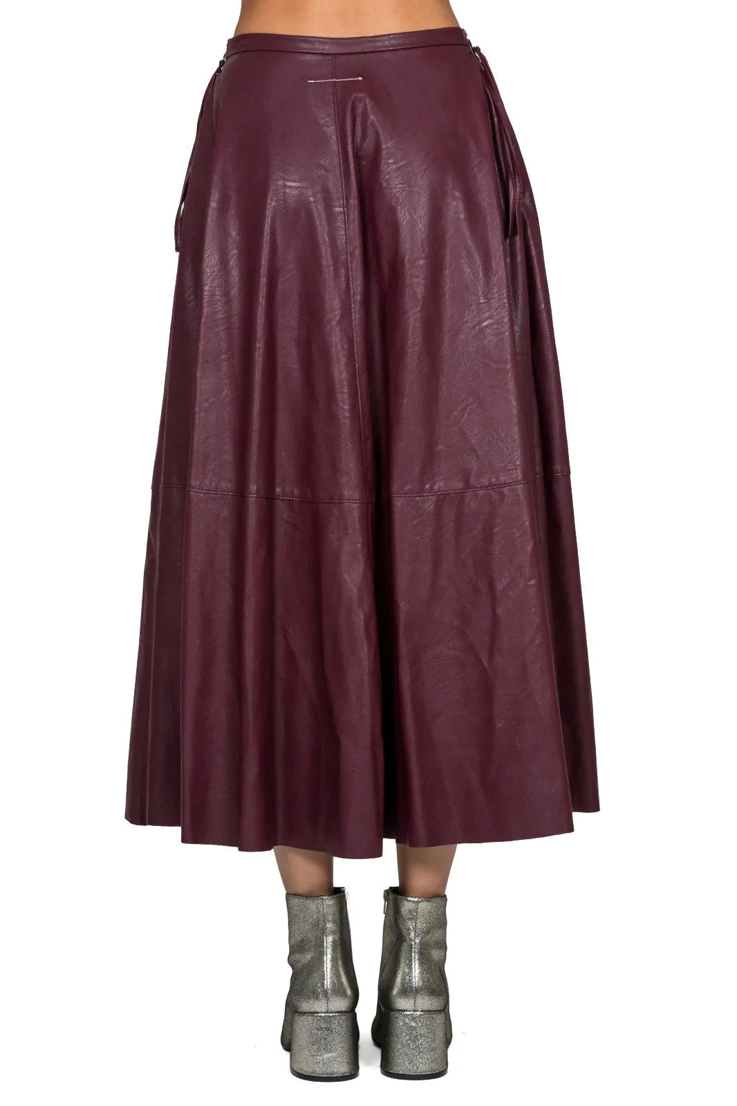 Pleated Maxi Skirt