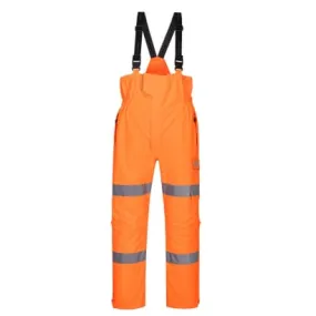 Portwest Rail Hi Vis Class 2 Extreme waterproof stretch Bib & Brace- S594